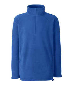 PILE MEZZA ZIP (FRUIT OF THE LOOM ) royal